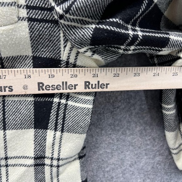 Abercrombie & Fitch Blazer Men Medium White Black Button Jacket Plaid Wool - Picture 6 of 13